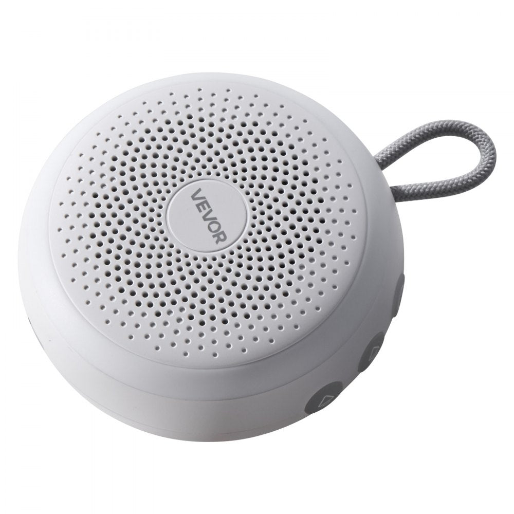 VEVOR Sound Machine, 20 Soothing Sleep Sounds, 4-in-1 Hangable White Noise Sound Machine with Auto-Off Timer, Soft Ring Light, Memory Function and Child Lock, for Baby, Adults, Home, Office & Travel