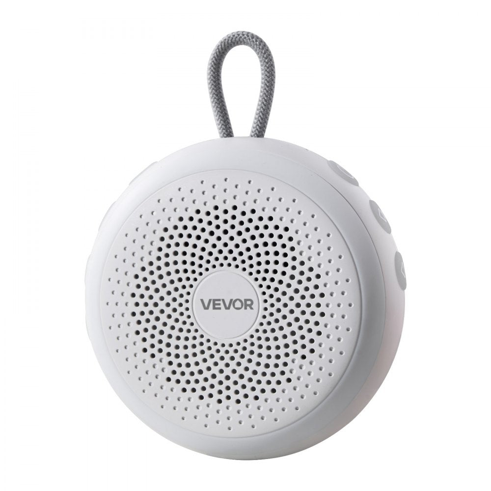 VEVOR Sound Machine, 20 Soothing Sleep Sounds, 4-in-1 Hangable White Noise Sound Machine with Auto-Off Timer, Soft Ring Light, Memory Function and Child Lock, for Baby, Adults, Home, Office & Travel