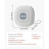 VEVOR Sound Machine, 21 Soothing Sleep Sounds, 3-in-1 Portable and Hangable White Noise Sound Machine with Auto-Off Timer, Soft Ring Light and Memory Function, for Baby, Adults, Home, Office & Travel