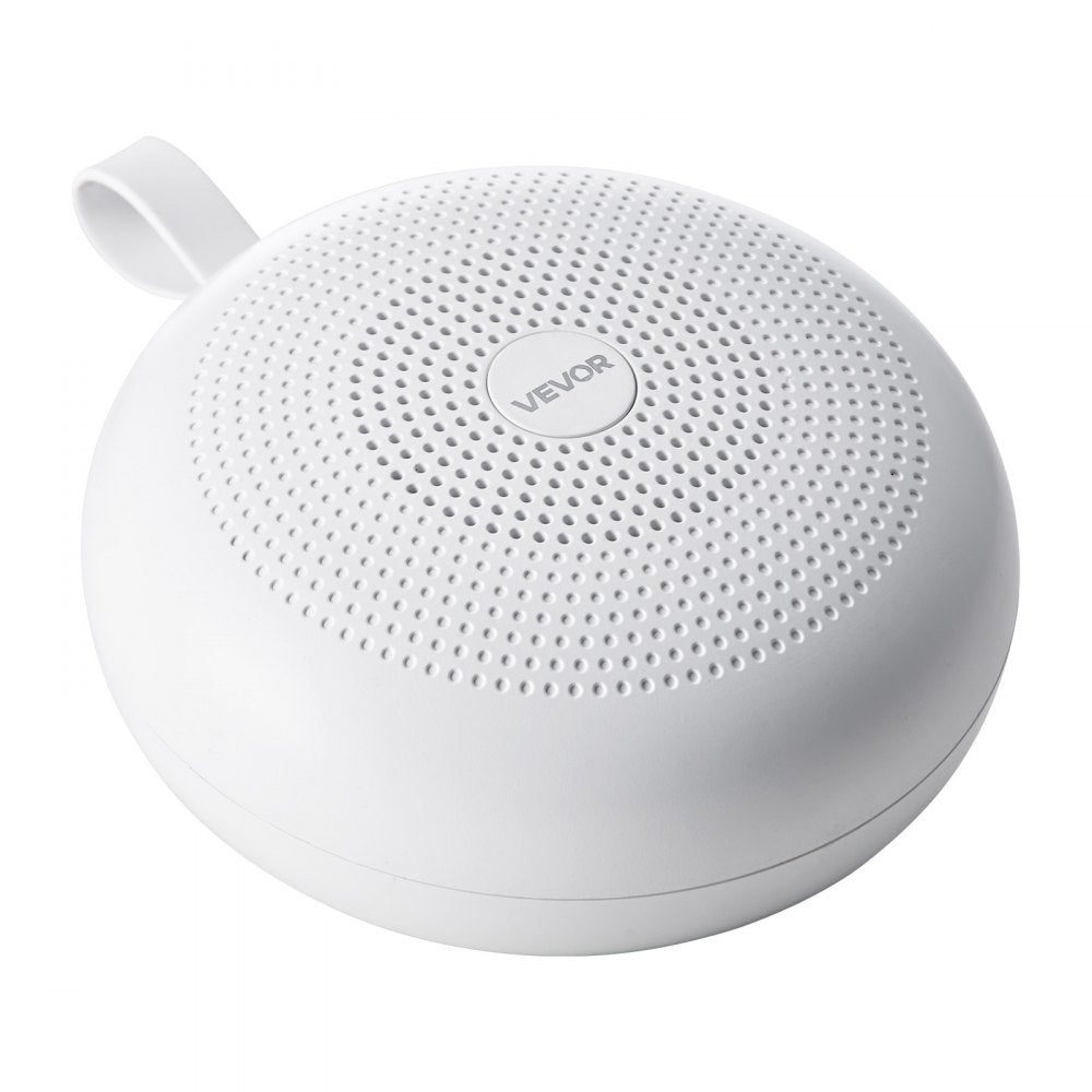 VEVOR Sound Machine, 30 Soothing Sleep Sounds, 3-in-1 Portable and Hangable White Noise Sound Machine with Auto-Off Timer, Soft Ring Light and Memory Function, for Baby, Adults, Home, Office & Travel