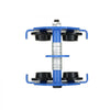 VEVOR Manual Trolley, 1100 lbs/0.5 Ton Load Capacity Push Beam Trolley with Dual Wheels, Adjustable for I-Beam Flange Width 2.5" to 5.5", Heavy Duty Alloy Steel Garage Hoist for Straight Curved I Beam