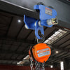 VEVOR Manual Trolley, 4400 lbs/2 Ton Load Capacity, Push Beam Trolley with Dual Wheels, Adjustable for I-Beam Flange Width 2.5" to 7", Heavy Duty Alloy Steel Garage Hoist for Straight Curved I Beam