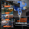 VEVOR Manual Trolley, 6600 lbs/3 Ton Load Capacity, Push Beam Trolley with Dual Wheels, Adjustable for I-Beam Flange Width 2.5" to 7", Heavy Duty Alloy Steel Garage Hoist for Straight Curved I Beam