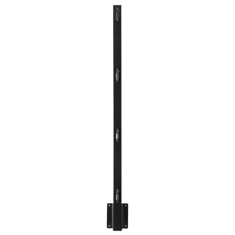 VEVOR Fence Post Extender, 12 Packs 32.1 in Barbed Wire Arm, Sturdy Steel Fence Height Extender, Flat or Surface Mounted  Barbed Wire Extension Arms, Protect Privacy and Prevent Pets Jumping Off