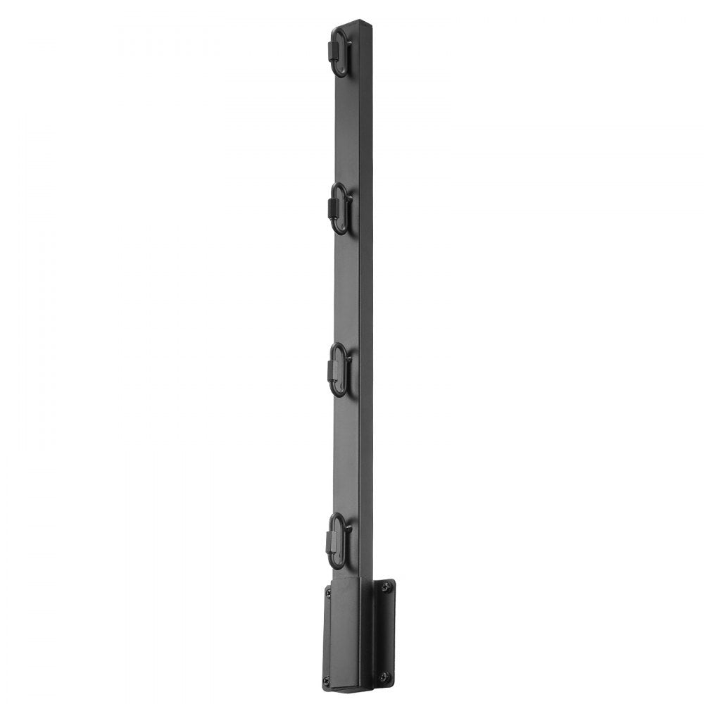 VEVOR Fence Post Extender, 8 Packs 23.8 in Barbed Wire Arm, Sturdy Steel Fence Height Extender, Flat or Surface Mounted Barbed Wire Extension Arms, Protect Privacy and Prevent Pets Jumping Off