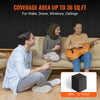 VEVOR Acoustic Foam Panels, 36 Pack 12 x 12 x 2 inches, High Density Soundproof Wall Panels,Fire-Resistant Acoustic Panels,Sound Dampening Absorbing Panels for Studio Wall and Ceiling,Black
