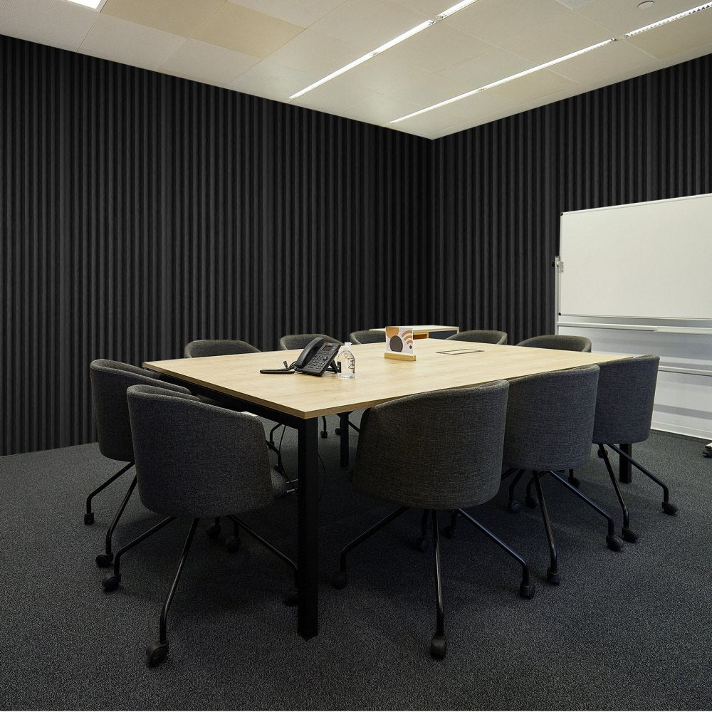 VEVOR Acoustic Foam Panels, 36 Pack 12 x 12 x 2 inches, High Density Soundproof Wall Panels,Fire-Resistant Acoustic Panels,Sound Dampening Absorbing Panels for Studio Wall and Ceiling,Black