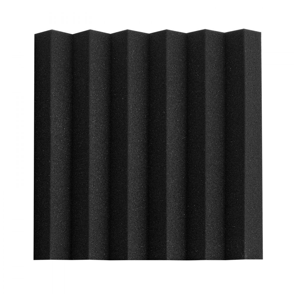 VEVOR Acoustic Foam Panels, 36 Pack 12 x 12 x 2 inches, High Density Soundproof Wall Panels,Fire-Resistant Acoustic Panels,Sound Dampening Absorbing Panels for Studio Wall and Ceiling,Black
