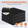 VEVOR Acoustic Foam Panels, 50 Pack 12 x 12 x 2 inches, High Density Soundproof Wall Panels,Fire-Resistant Acoustic Panels,Sound Dampening Absorbing Panels for Studio Wall and Ceiling,Black