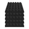 VEVOR Acoustic Foam Panels, 36 Pack 12 x 12 x 2 inches, Pyramid Soundproof Wall Panels,Fire-Resistant Acoustic Panels,Sound Dampening Absorbing Panels for Studio Wall and Ceiling,Black