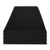 VEVOR Acoustic Foam Panels, 2 Pack 48 x 24 x 2 inches, Egg Designed Soundproof Wall Panels,Fire-Resistant Acoustic Panels,Sound Dampening Absorbing Panels for Studio Wall and Ceiling,Black