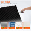 VEVOR Acoustic Foam Panels, 4 Pack 48 x 24 x 2 inches, Egg Designed Soundproof Wall Panels,Fire-Resistant Acoustic Panels,Sound Dampening Absorbing Panels for Studio Wall and Ceiling,Black