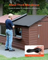 45 mil thick EPDM rubber roofing membrane application example