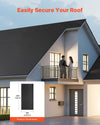 VEVOR roll roofing product dimensions infographic 15ft x 25ft EPDM membrane roof coverage