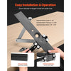 VEVOR Lawn Mower Blade Sharpener and Balancer, 15° - 45° Adjustable Lawnmower Blade Sharpening Tool with 4 Adapter Pins, Ball Bearings & 25mm Enlarged Handle, Compatible with Most Angle Grinders