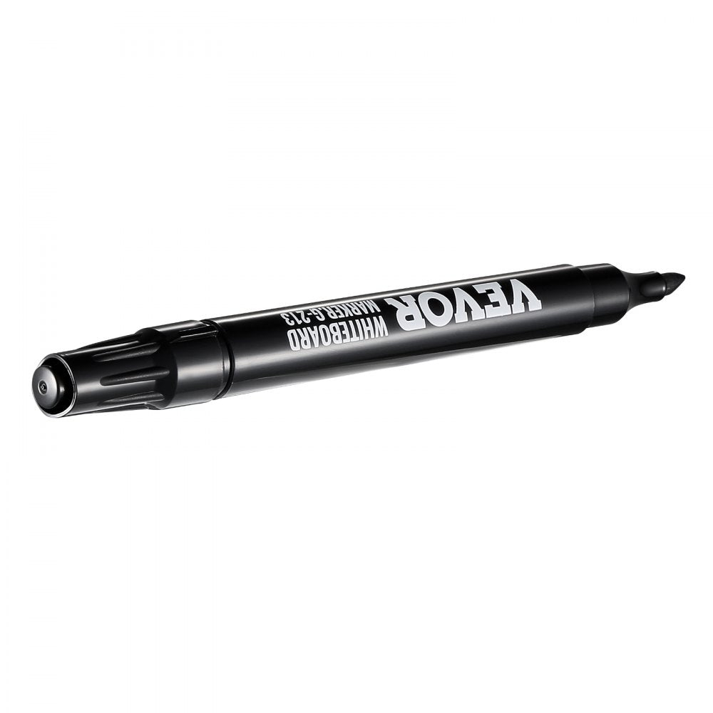 VEVOR Black Dry Erase Markers, 36 Pack Low-Odor Whiteboard Markers with Chisel Tip, Easily Clean Dry Erase Markers Bulk for School Office Home