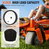 VEVOR Lawn Mower Tires with Rim, 16x6.5-8" Tubeless Tractor Tires, 2-Pack Tire and Wheel Assembly, Turf Pneumatic Tires, 3" Offset Hub, 3/4" Bushing Size, 16 PCS Adapters for Riding Mower Lawn Tractor