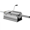 VEVOR Manual Sausage Stuffer, 3 L / 7 LBS Horizontal Sausage Machine, Dual-Speed Meat Stuffer, Made of Food-Grade 304 Stainless Steel, Includes 5 Stuffing Tubes, for Home Kitchen Restaurant Commercial
