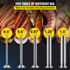 VEVOR Manual Sausage Stuffer, 5 L / 11 LBS Horizontal Sausage Machine, Dual-Speed Meat Stuffer, Made of Food-Grade 304 Stainless Steel, Includes 5 Stuffing Tubes, for Home Kitchen Restaurant Commercia