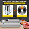 VEVOR Manual Sausage Stuffer, 5 L / 11 LBS Horizontal Sausage Machine, Dual-Speed Meat Stuffer, Made of Food-Grade 304 Stainless Steel, Includes 5 Stuffing Tubes, for Home Kitchen Restaurant Commercia