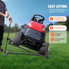 VEVOR Ride on Lawn Mower Lift Jack, 880 Lbs Weight Capacity, Telescopic Maintenance Jack with Crank Handle & Power Tool Handle, Foldable Lawn Tractor Lifter for Lawn Mowers and Garden Tractors, Black