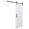VEVOR Sliding Barn Door, 30 x 84 inch, High-Strength MDF Panel, Barn Door with Hardware Kit, Water-Proof PVC Surface, Easy to Install, H-Frame, Smoothly and Quietly Sliding for Living Room, Bathroom