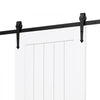 VEVOR Sliding Barn Door, 30 x 84 inch, High-Strength MDF Panel, Barn Door with Hardware Kit, Water-Proof PVC Surface, Easy to Install, H-Frame, Smoothly and Quietly Sliding for Living Room, Bathroom
