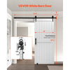 VEVOR Sliding Barn Door, 36 x 84 inch, High-Strength MDF Panel, Barn Door with Hardware Kit, Water-Proof PVC Surface, Easy to Install, H-Frame, Smoothly and Quietly Sliding for Living Room, Bathroom