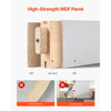 VEVOR Sliding Barn Door, 36 x 84 inch, High-Strength MDF Panel, Barn Door with Hardware Kit, Water-Proof PVC Surface, Easy to Install, H-Frame, Smoothly and Quietly Sliding for Living Room, Bathroom