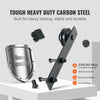 VEVOR 10FT Sliding Barn Door Hardware Kit, 330LBS Loading Heavy Duty Barn Door Track Kit for Single Door, Fit 4.6-5.2FT Wide and 1.3"-1.8" Thick Door Panel, with Smooth & Silent Pulley (I Shape)
