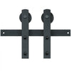VEVOR 8FT Sliding Barn Door Hardware Kit, 330LBS Loading Heavy Duty Barn Door Track Kit for Single Door, Fit 3.7-4.3FT Wide and 1.3"-1.8" Thick Door Panel, with Smooth & Silent Pulley (I Shape)
