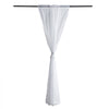 VEVOR Sheer Curtains, 84 inches Long, 2 Panels Set Sheer White Curtains, Each 52" W x 84" L, Dual Rod Pocket Installation, 100% Polyester Window Drapes for Bedroom, Living Room, Balcony, Yard