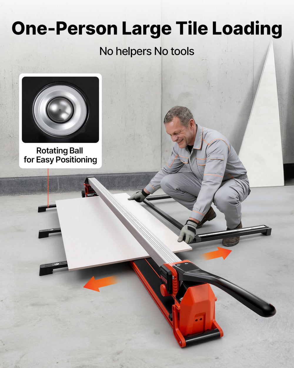 VEVOR 63-Inch Manual Tile Cutter - image 3