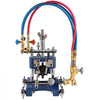 VEVOR CG2-11Y Manual Pipe Cutting Machine, 0.2"-2" Thick Pipe Beveling Machine with 82-in Chain, 0°-45° Adjusted Angle Gas Cutting Machine with 3 Tips, Portable Torch Beveling Gas Cutter