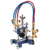 VEVOR CG2-11Y Manual Pipe Cutting Machine, 0.2"-2" Thick Pipe Beveling Machine with 82-in Chain, 0°-45° Adjusted Angle Gas Cutting Machine with 3 Tips, Portable Torch Beveling Gas Cutter