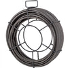 VEVOR Drain Cleaning Cable 100 FT x 3/8 Inch, Solid Core Steel Sewer Cable with 4 Cutter for 2" to 4" Pipes, Sewer Auger Cleaner Cable for Sink, Floor Drain, Toilet