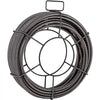VEVOR Drain Cleaning Cable 100 FT x 3/8 Inch, Solid Core Steel Sewer Cable with 4 Cutter for 2" to 4" Pipes, Sewer Auger Cleaner Cable for Sink, Floor Drain, Toilet