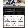 VEVOR Drain Cleaning Cable 75 Feet x 1/2 Inch Solid Core Cable Sewer Cable Drain Auger Cable Cleaner Snake Clog Pipe Drain Cleaning Cable Sewer Drain Auger Snake Pipe