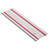 VEVOR Track Saw Guide Rail, 110-Inch Cutting Range, Kit Includes 4 x 27.5 in Aluminum Extruded Guide Rails and 3 Connectors, Compatible with Makita, Festool & WEN Track Saws, for Woodworking Projects
