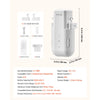VEVOR Automatic Curtain Opener, APP and Remote Control, Hub Included, Electric Smart Curtain Opener Compatible with Alexa and Google Home, Timed Opening and Closing, for U-shaped/I-shaped Rails