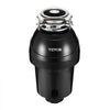 VEVOR Garbage Disposal, 1.25HP 3360RPM Continuous Feed Food Waste Disposer, 3-Bolt Mount Food Waste Grinding System with Sound Reduction, Power Cord & Splash Guard for Kitchen Sinks