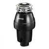 VEVOR Garbage Disposal, 1/2 HP 3450RPM Continuous Feed Food Waste Disposer, 3-Bolt Mount Food Waste Grinding System with Sound Reduction, Power Cord & Splash Guard for Kitchen Sinks