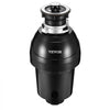 VEVOR Garbage Disposal, 1HP 3270RPM Continuous Feed Food Waste Disposer, EZ Connect Food Waste Grinding System with Sound Reduction, Power Cord & Splash Guard for Kitchen Sinks