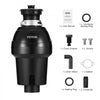 VEVOR Garbage Disposal, 1HP 3270RPM Continuous Feed Food Waste Disposer, EZ Connect Food Waste Grinding System with Sound Reduction, Power Cord & Splash Guard for Kitchen Sinks