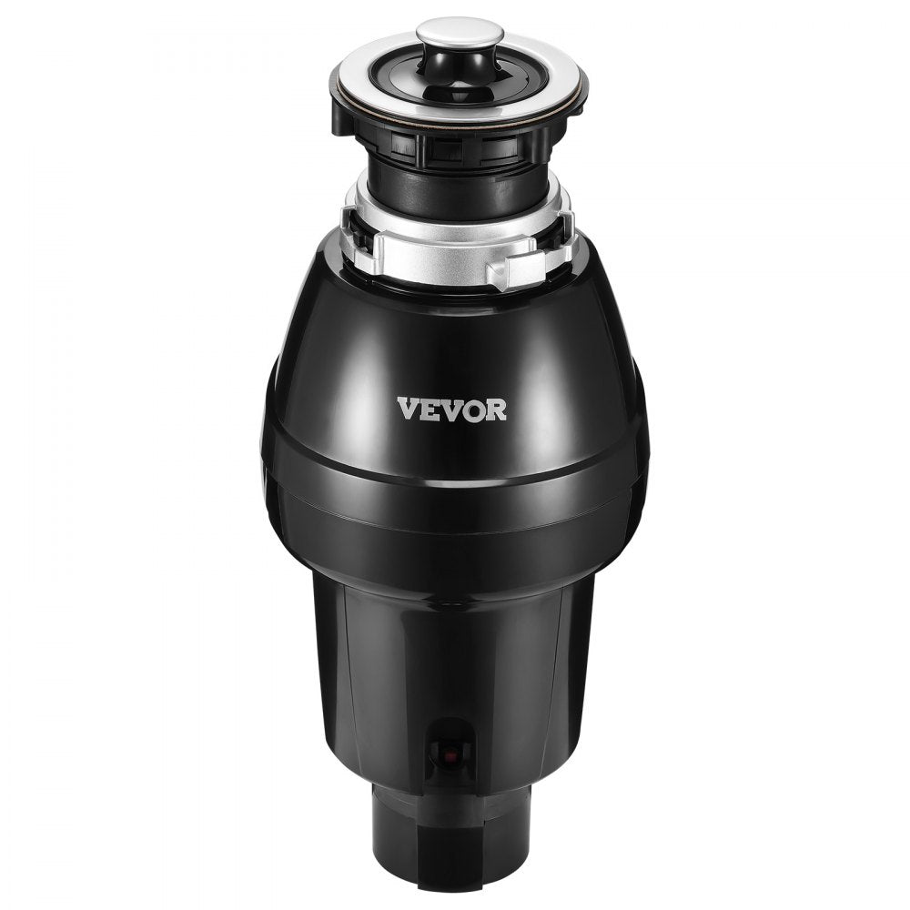 VEVOR Garbage Disposal, 3/4HP 3250RPM Continuous Feed Food Waste Disposer, EZ Connect Food Waste Grinding System with Sound Reduction, Power Cord & Splash Guard for Kitchen Sinks