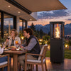 VEVOR 41000BTU Propane Patio Heater for Outdoor Use Portable with 2 Casters, for Party, Backyard, Home Garden, and Deck, Tip-Over Auto Shutoff, Stainless Steel Burner, Heats Up to 269 sq. ft., Black