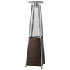 VEVOR 48000BTU Propane Patio Heater for Outdoor Use Portable with Wheels, for Party, Backyard, Home Garden, and Deck, Tip-Over Auto Shutoff, Stainless Steel Burner, Heats Up to 269 sq. ft., Bronze