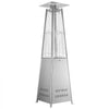 VEVOR 48000BTU Propane Patio Heater for Outdoor Use Portable with Wheels, for Party, Backyard, Home Garden, and Deck, Tip-Over Auto Shutoff, Stainless Steel Burner, Heats Up to 269 sq. ft., Silver