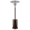 VEVOR 50000BTU Propane Patio Heater for Outdoor Use Portable with Wheels, for Party, Backyard, Home Garden, and Deck, Tip-Over Auto Shutoff, Stainless Steel Burner, Heats Up to 269 sq. ft., Bronze