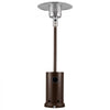 VEVOR 50000BTU Propane Patio Heater for Outdoor Use Portable with Wheels, for Party, Backyard, Home Garden, and Deck, Tip-Over Auto Shutoff, Stainless Steel Burner, Heats Up to 269 sq. ft., Bronze